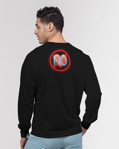 No Love- Men's Classic French Terry Crewneck Pullover