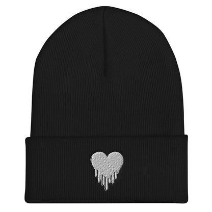 Heart Cuffed Beanie
