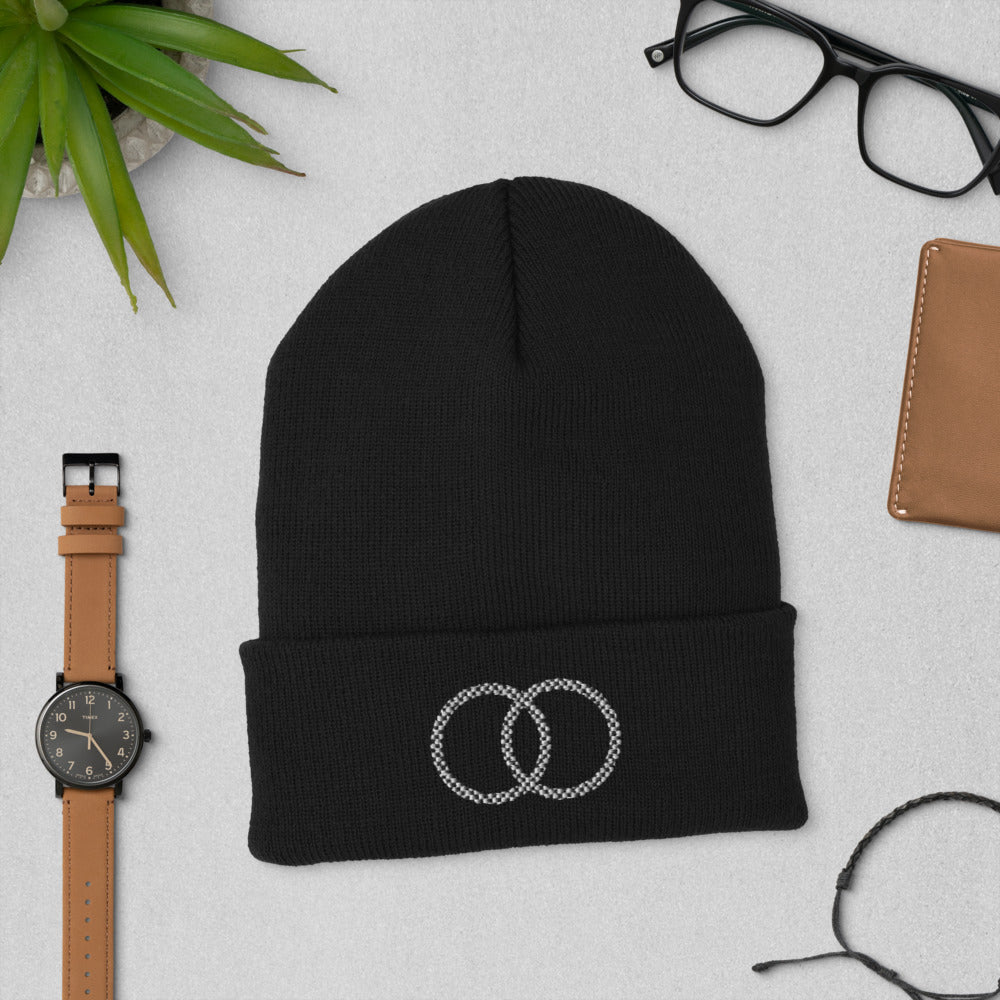Double Loop Cuffed Beanie
