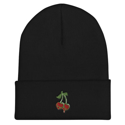 Cherries Cuffed Beanie