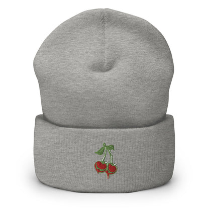 Cherries Cuffed Beanie