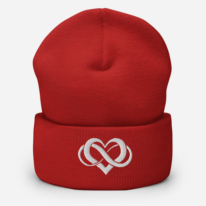 Poly Love Cuffed Beanie
