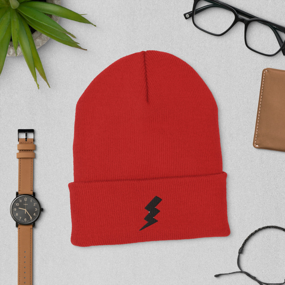 Lightning Cuffed Beanie
