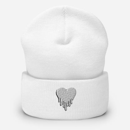 Heart Cuffed Beanie