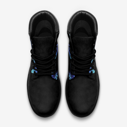 Glow Leaf Casual Leather Lightweight boots