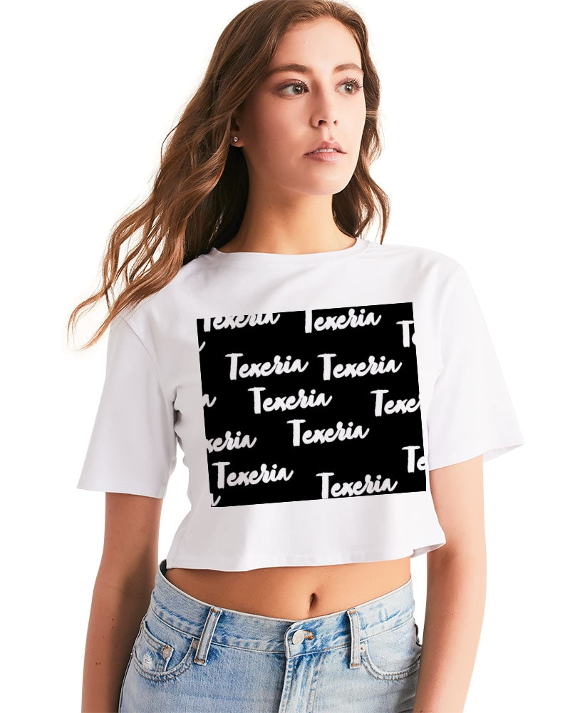 Texeria Monogram Women's Cropped Tee