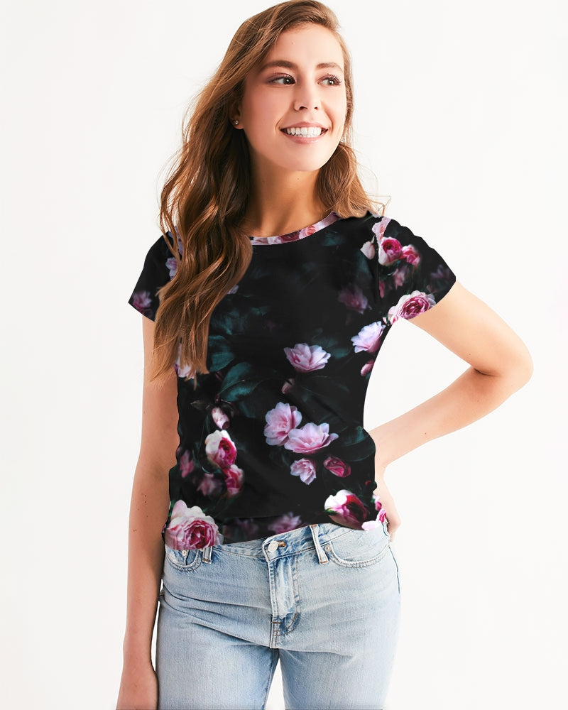 Dark Floral Women's Tee