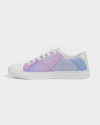 Pastel diamonds Women's Faux-Leather Sneaker