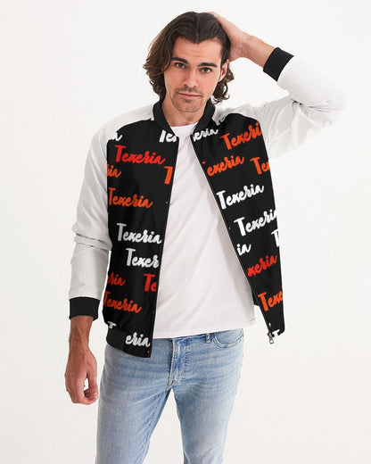 Texeria Monogram Red Men's Bomber Jacket