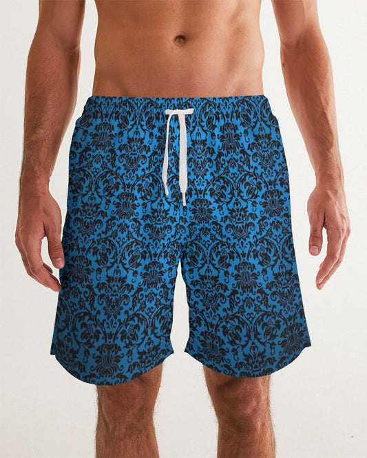 chandelier blue Men's Swim Trunk