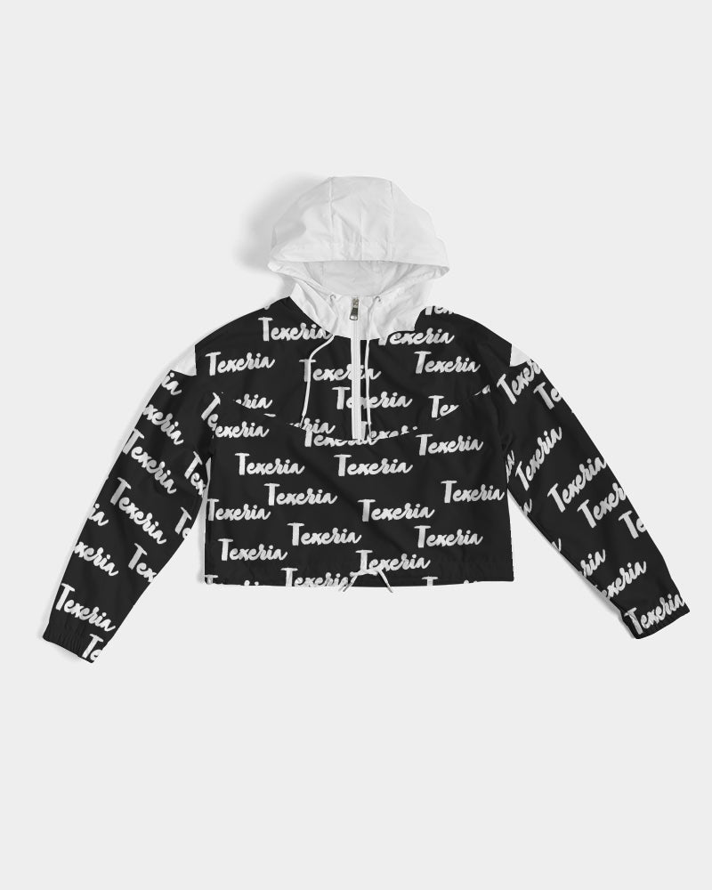 Texeria Monogram Women's Cropped Windbreaker
