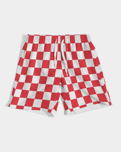 checkered Men's Swim Trunk