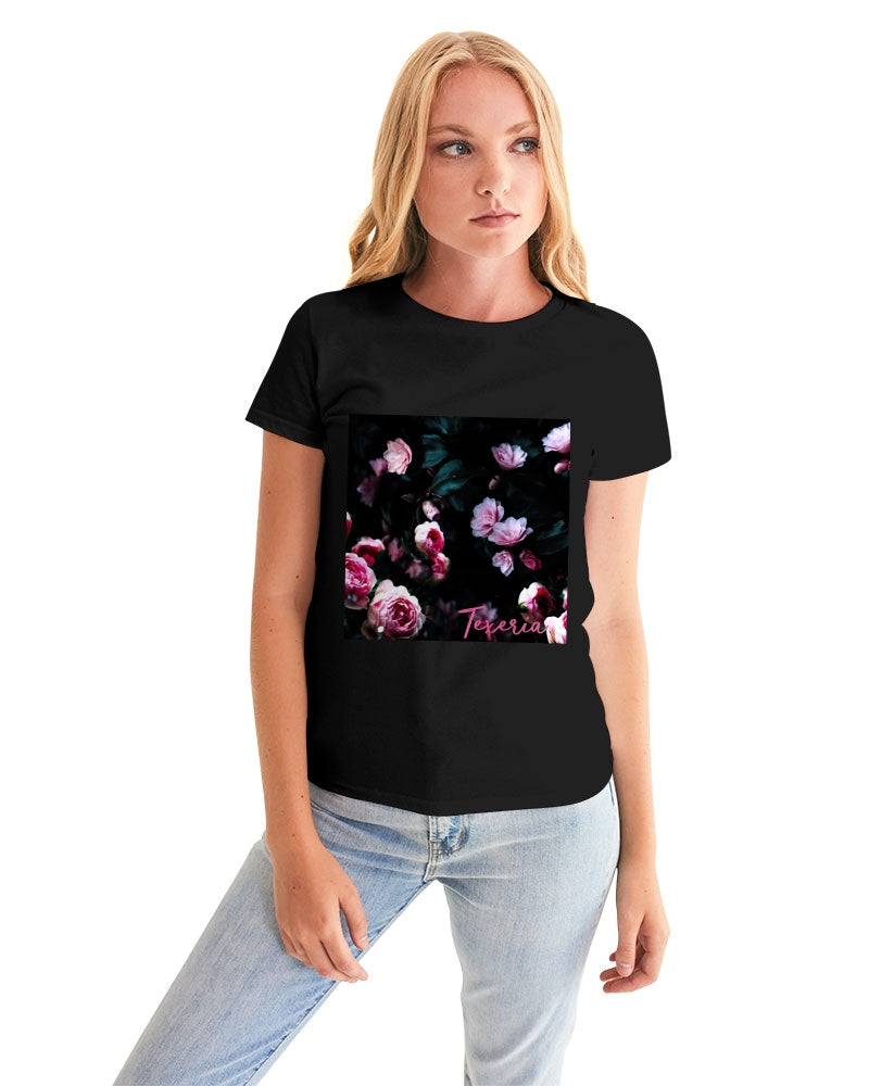 Dark Floral Women's Graphic Tee