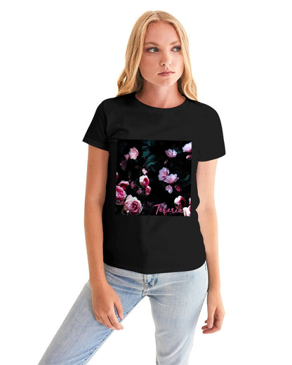 Dark Floral Women's Graphic Tee