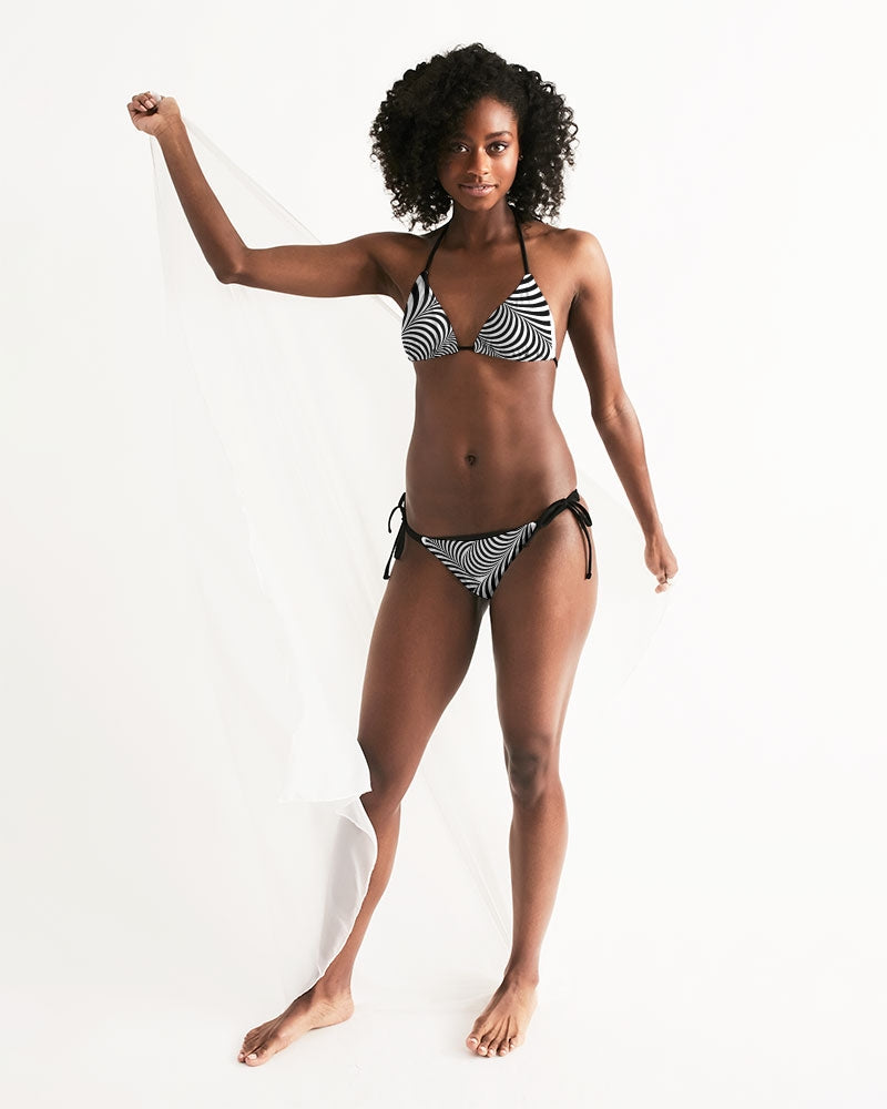 Optical illusion Women's Triangle String Bikini