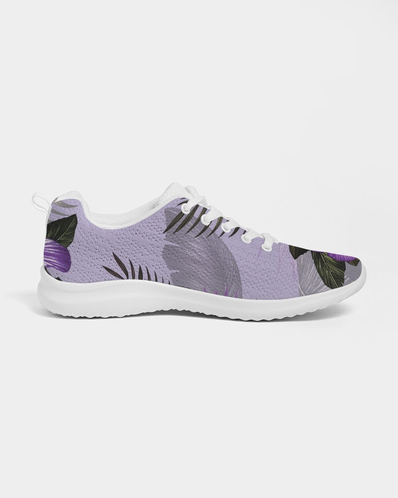 Purple Flower Women's Athletic Shoe