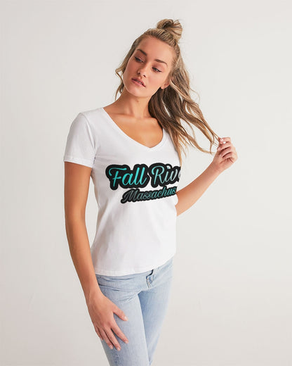 Fall Rivah Women's V-Neck Tee