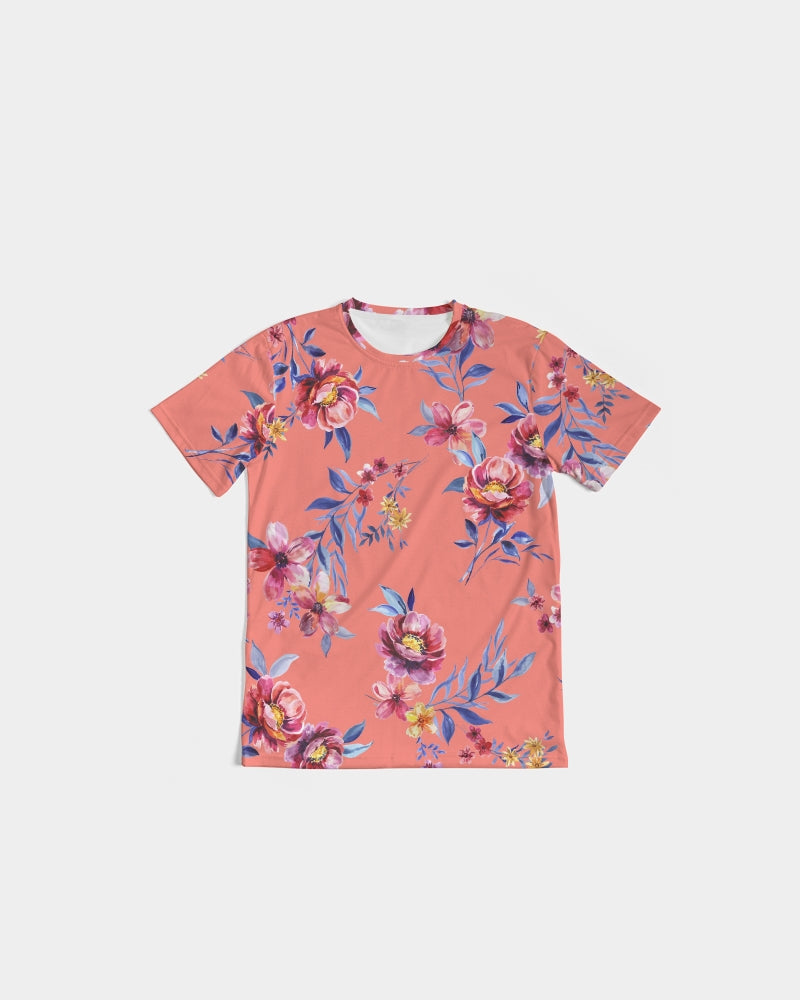 Peach Floral Men's Tee