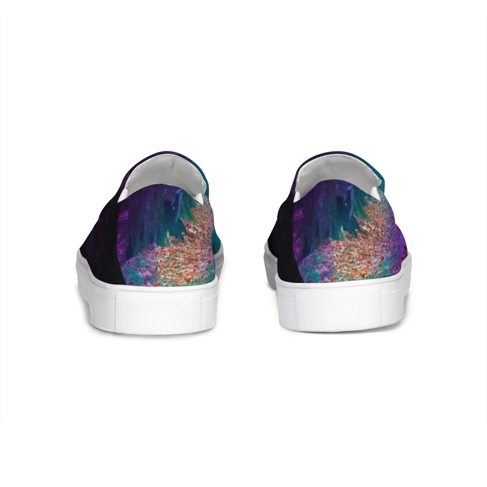 Dark and Bold Slip-On Canvas Shoe