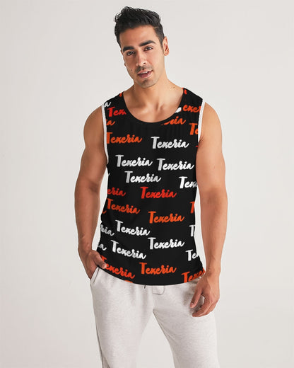 Texeria Monogram Red Men's Sport Tank