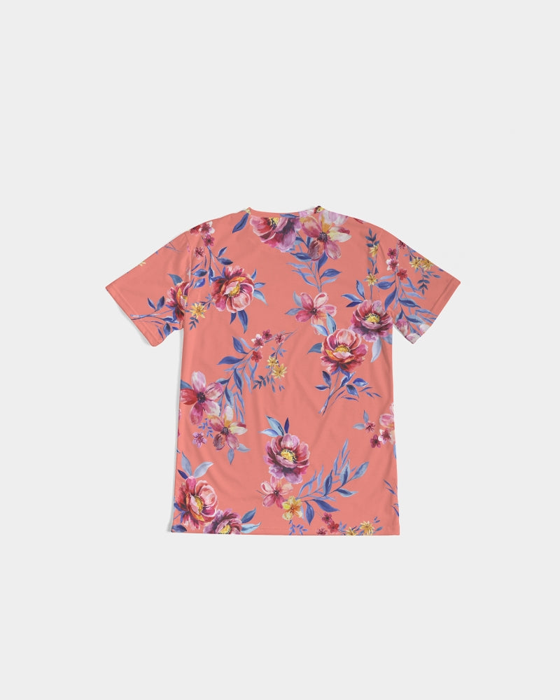 Peach Floral Men's Tee
