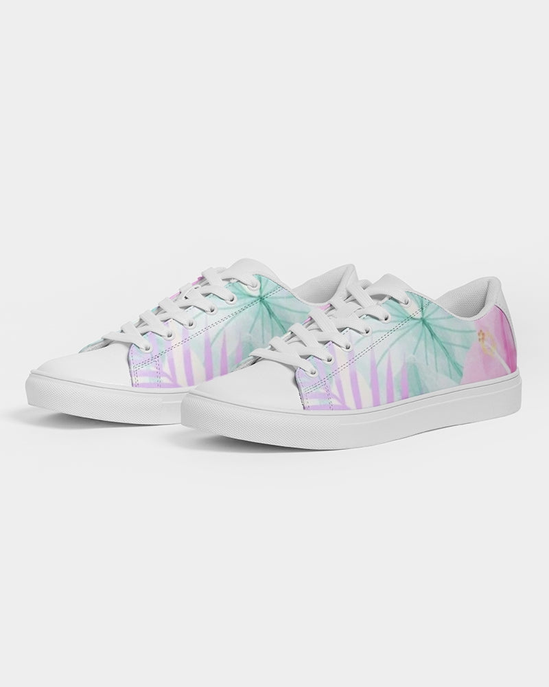 Spring Flowers Women's Faux-Leather Sneaker