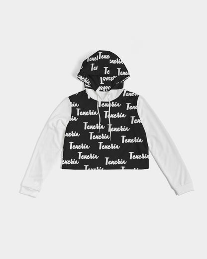 Texeria Monogram Women's Cropped Hoodie