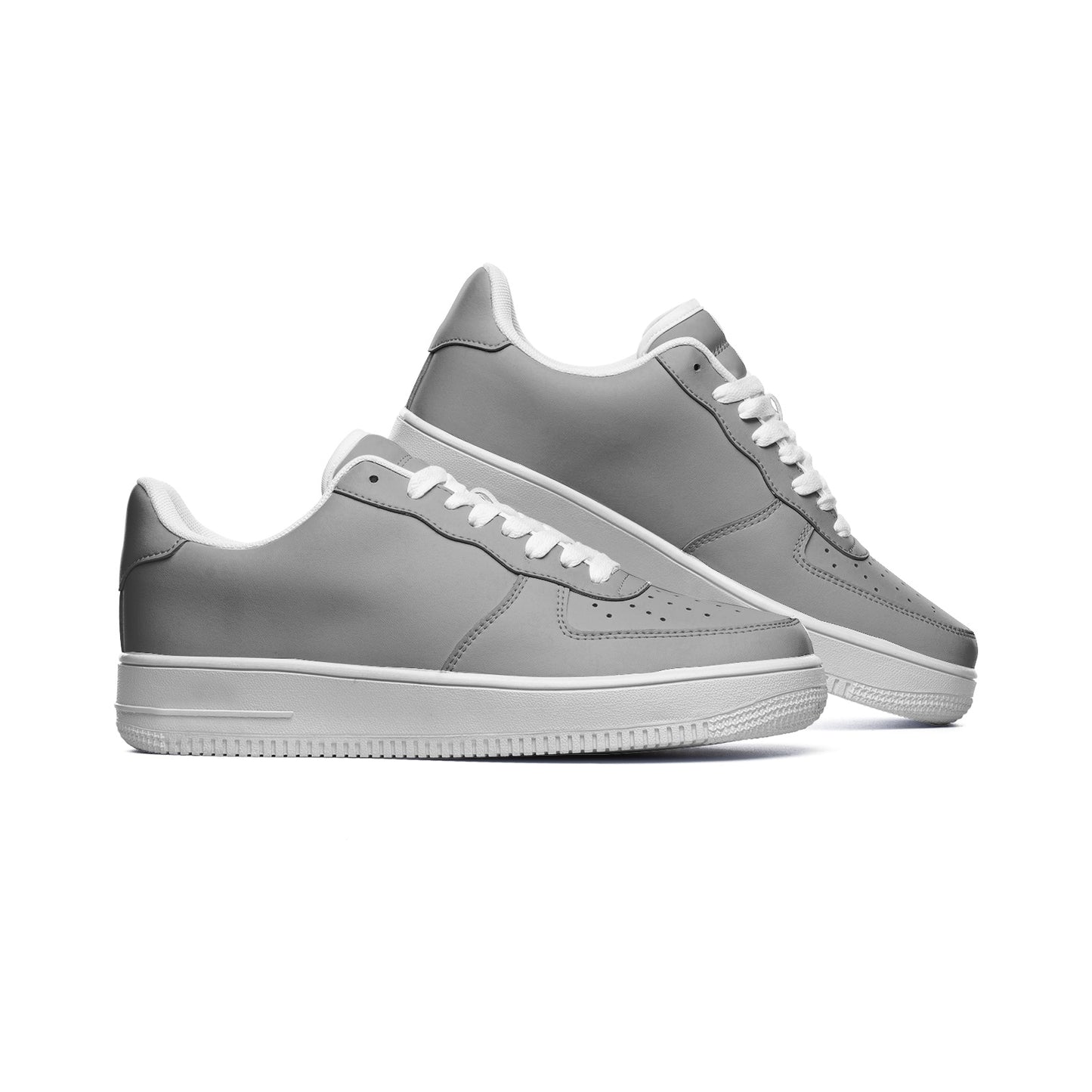 Grey Unisex Low Top Sneakers
