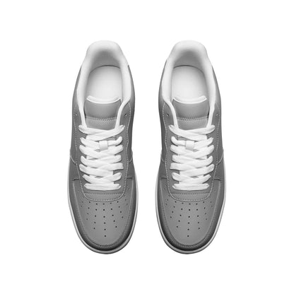 Grey Unisex Low Top Sneakers