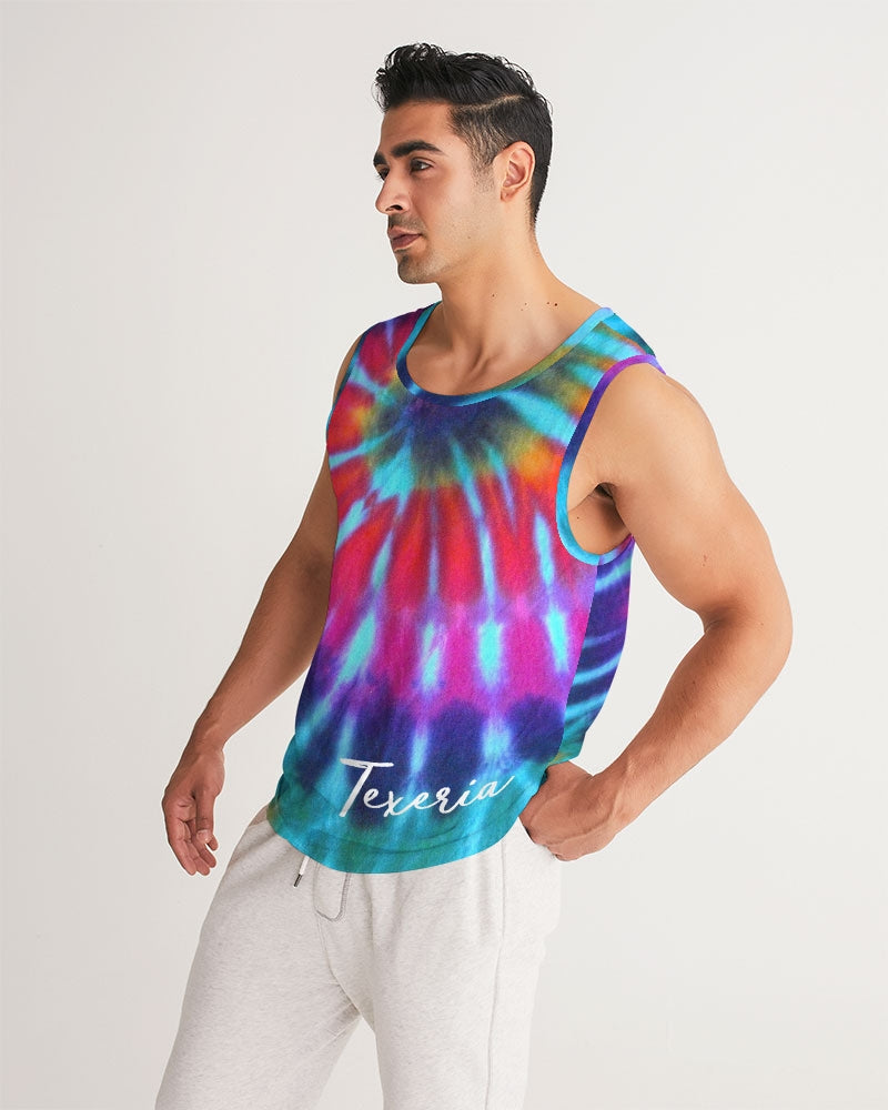 Tye Dye Men's Sports Tank