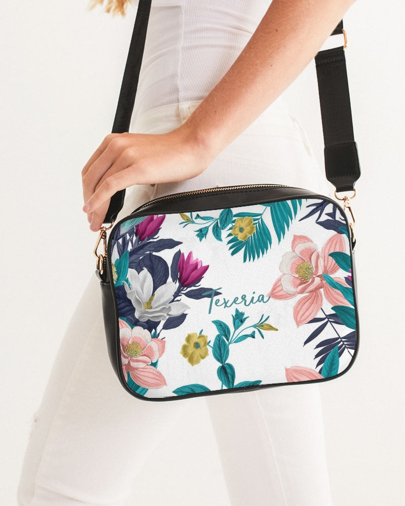 Warm Floral Crossbody Bag