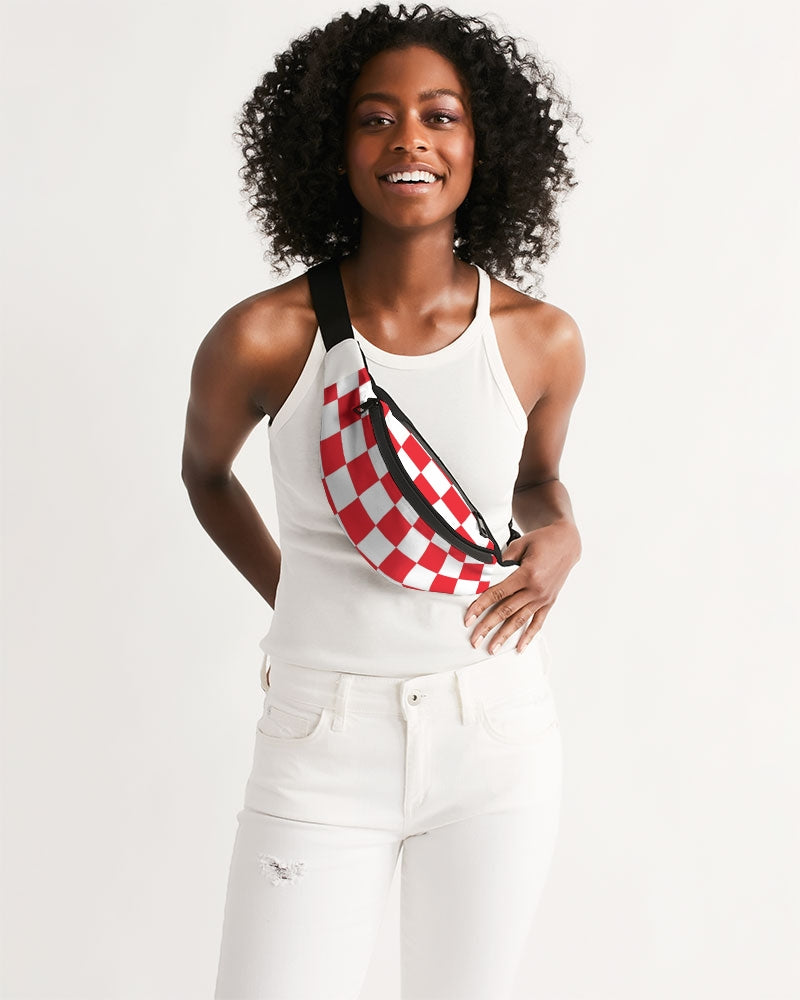 checkered Crossbody Sling Bag