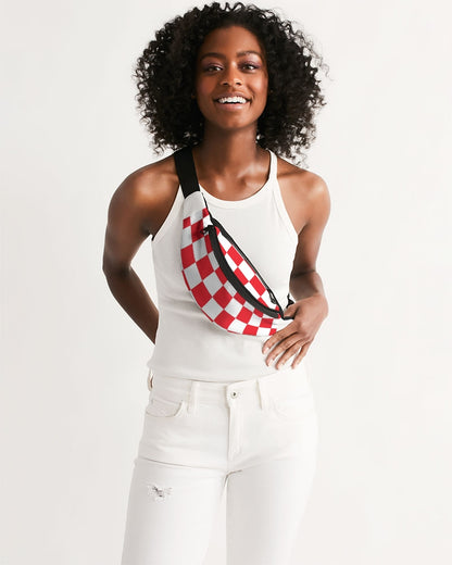 checkered Crossbody Sling Bag