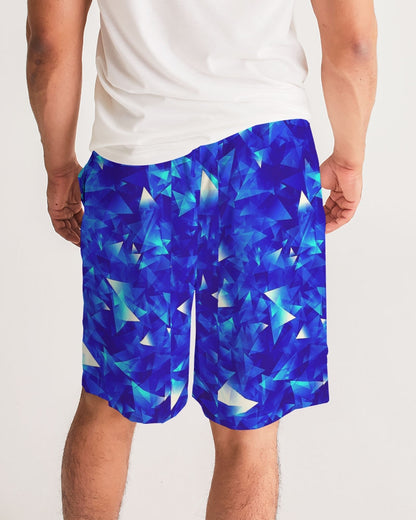 Crystal Blue Men's Jogger Shorts