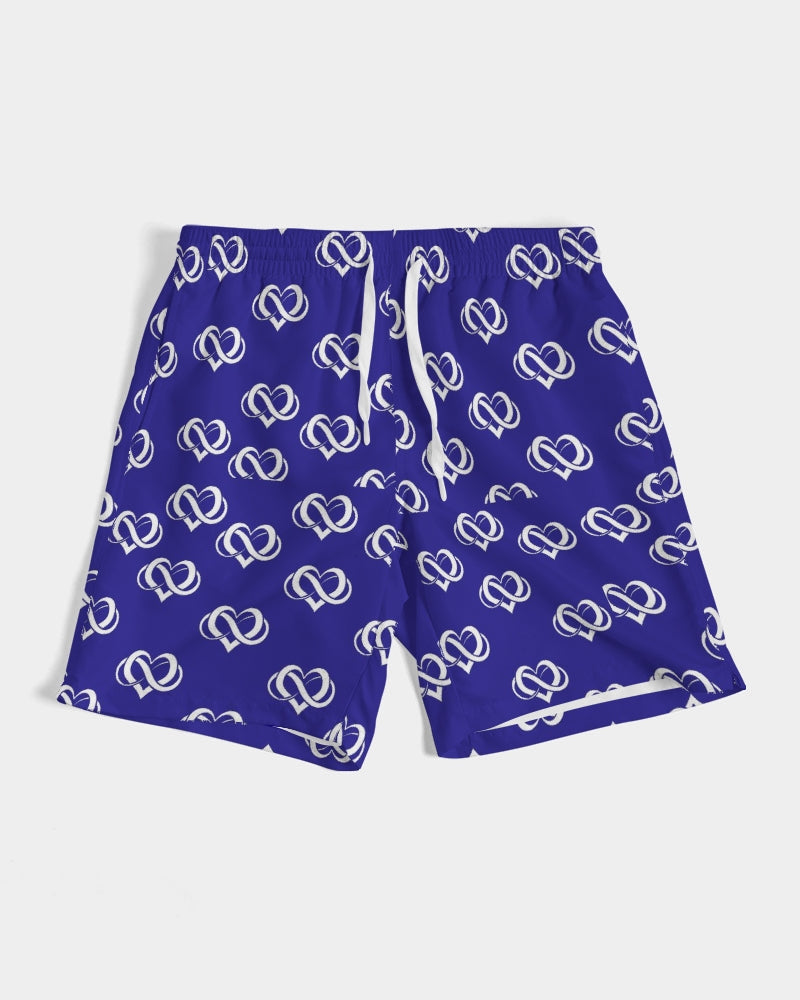 Poly Love Blue Men's Swim Trunk