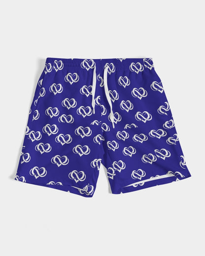 Poly Love Blue Men's Swim Trunk