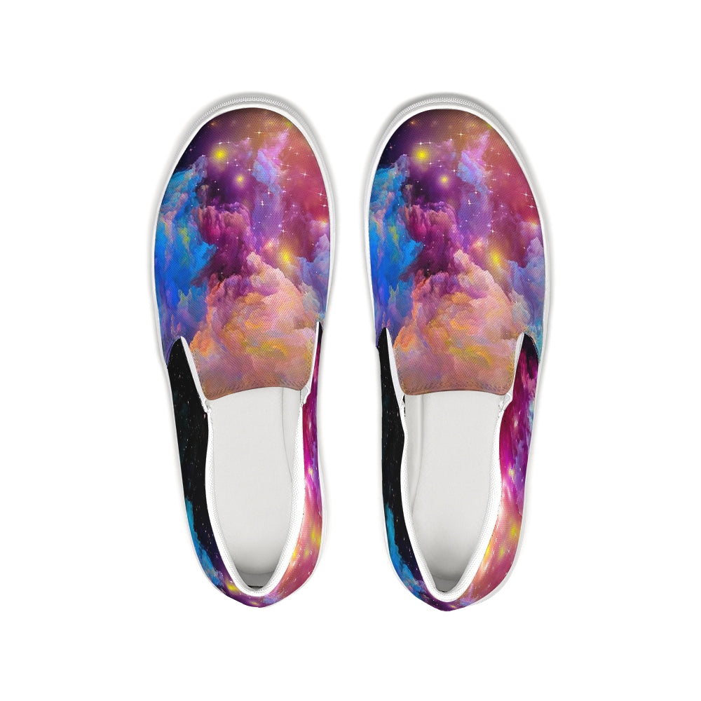 Colorful Smoke Slip-On Canvas Shoe