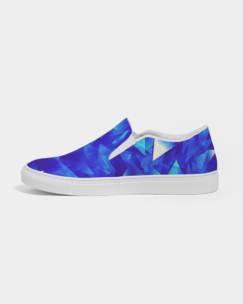 Crystal Blue Men's Slip-On Canvas Shoe