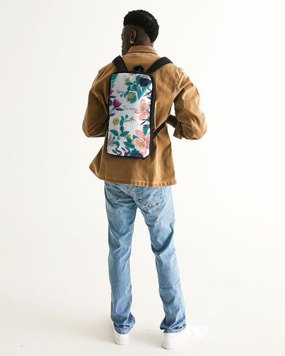 Warm Floral Slim Tech Backpack