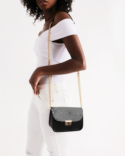 Optical illusion Small Shoulder Bag