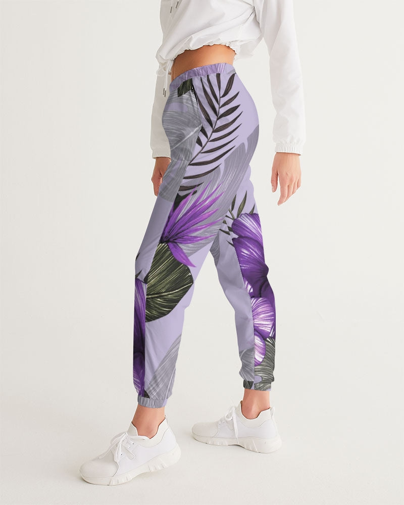 Purple Flower Women's Track Pants