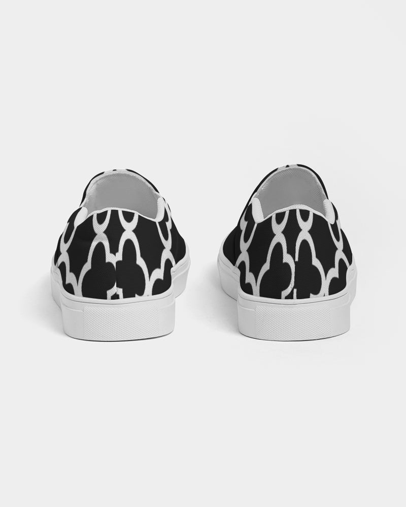 Quatrefoil. Women's Slip-On Canvas Shoe