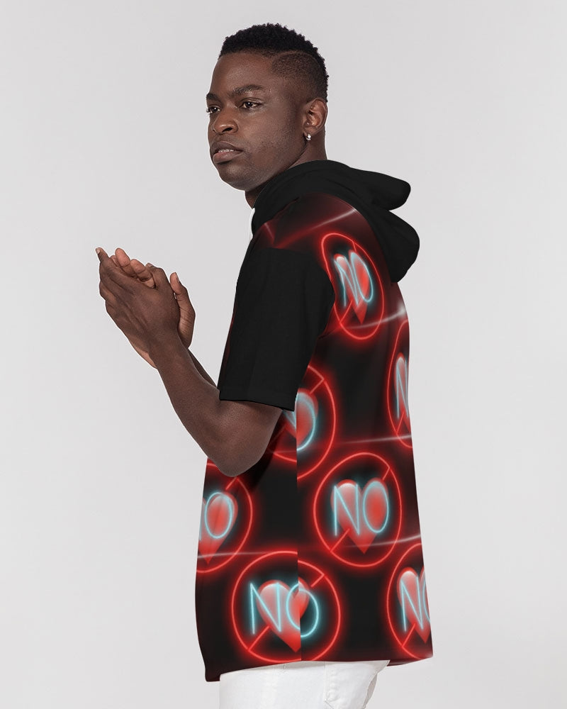No love 3 Men's Premium Heavyweight Short Sleeve Hoodie