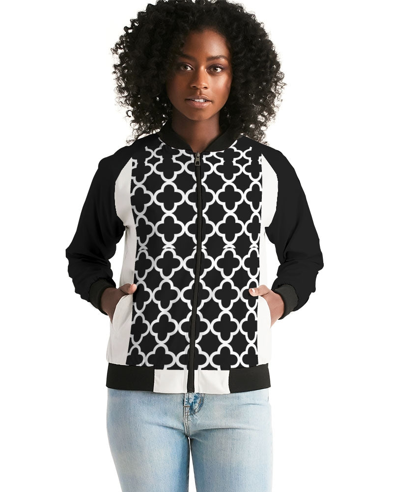Quatrefoil Women's Bomber Jacket