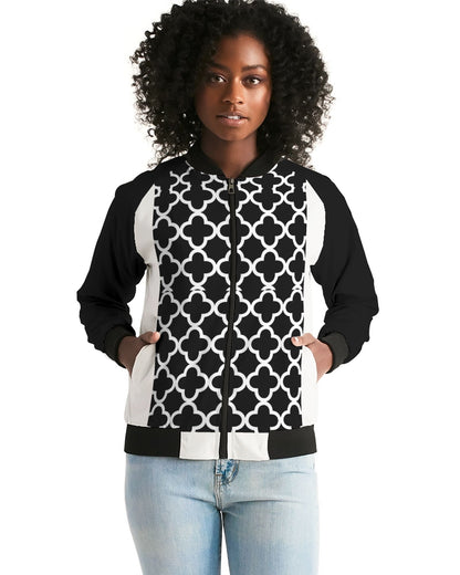 Quatrefoil Women's Bomber Jacket
