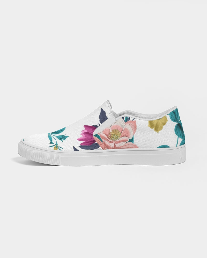 Warm Floral Women's Slip-On Canvas Shoe