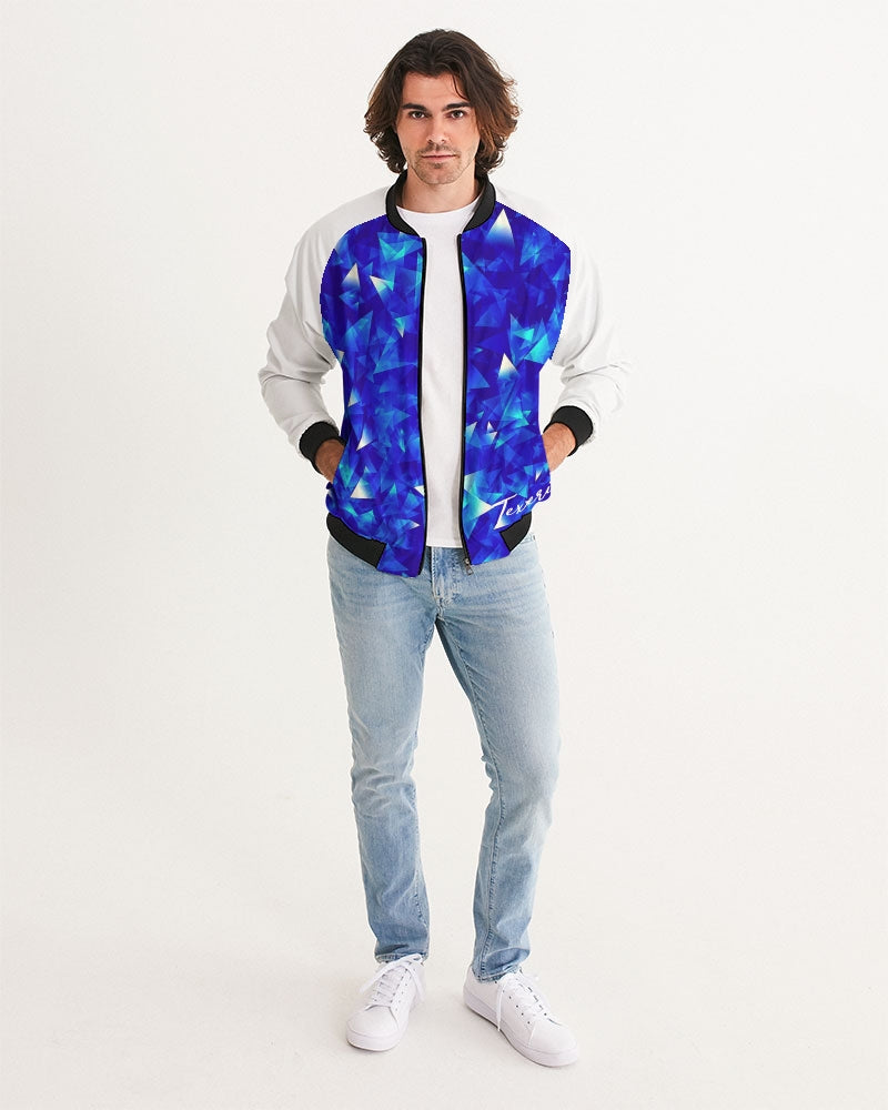 Crystal Blue Men's Bomber Jacket