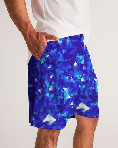 Crystal Blue Men's Jogger Shorts