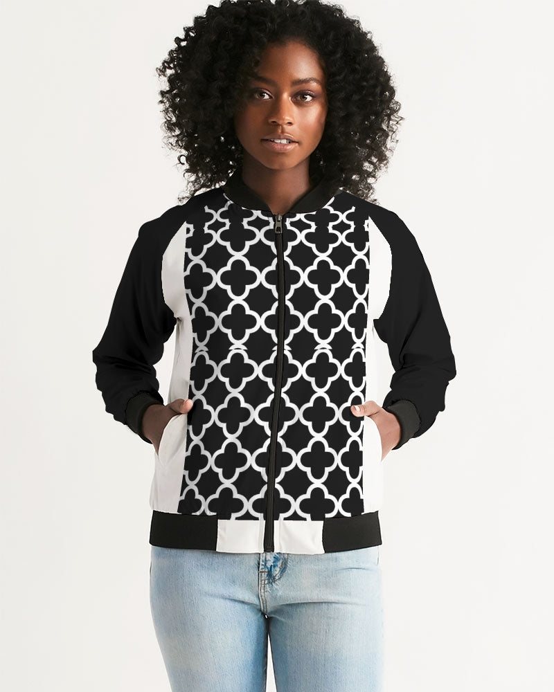 Quatrefoil Women's Bomber Jacket