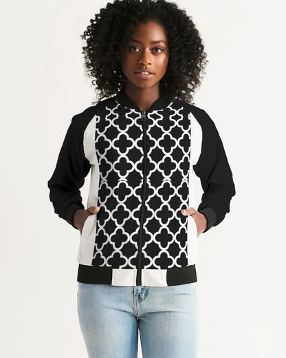 Quatrefoil Women's Bomber Jacket